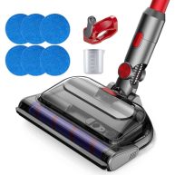 Vacuum Cleaner Mop Attachment for Dyson V15 V11 V10 V8 V7 Dyson with LED Light, Removable Water Tank and Six Washable Pads
