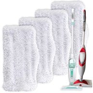 Turbo Microfiber 4-Pack Mop Pads for Shark Steam Mop Sk Series & S Series