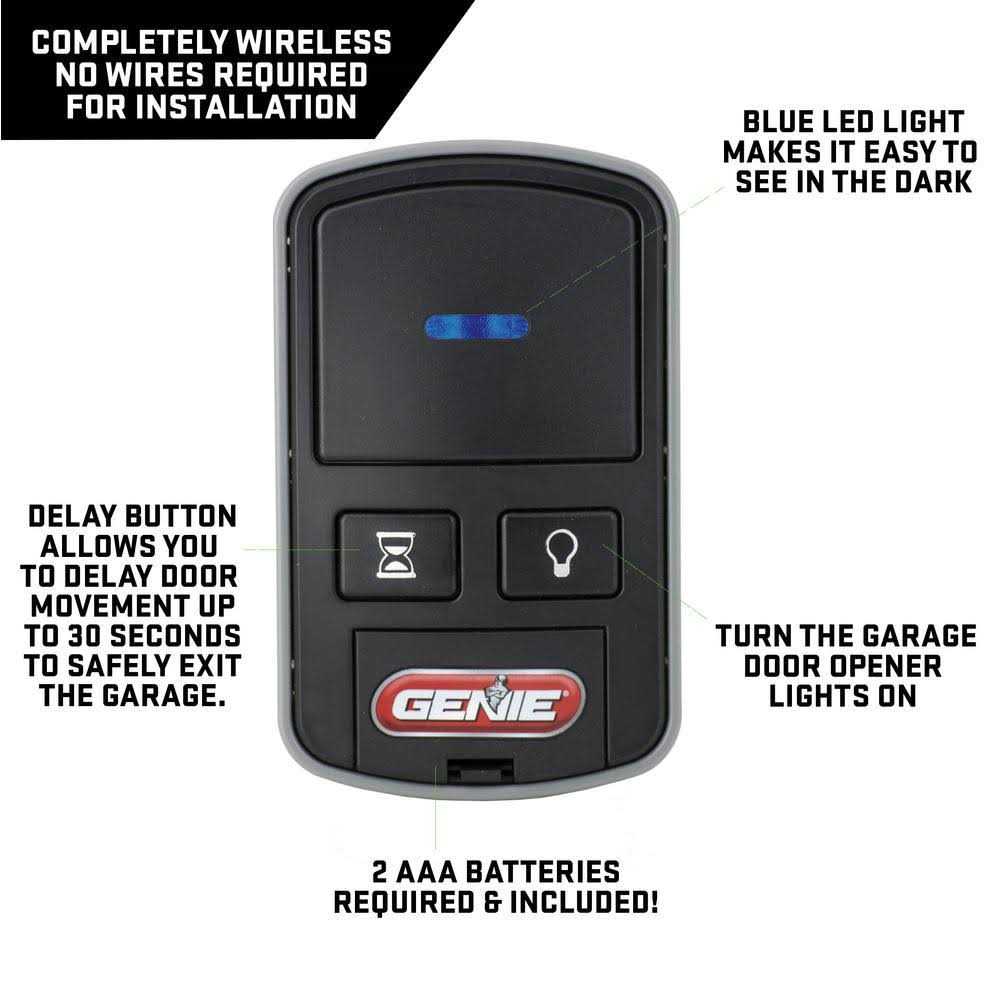 Wireless Wall Console for Genie Garage Door Opener - Image 2