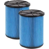 RIDGID 3-Layer Fine Dust Pleated Paper Filter for Most 5 Gallon and Larger RIDGID Wet/Dry Shop Vacuums