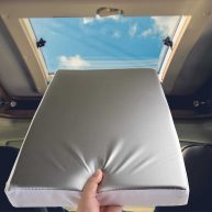 Waterproof Non Slip RV Vent Insulator and Camper Shower Skylight Cover with Reflective Surface