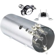 Romalon 134792700 Dryer Heating Element 137032600 Thermal Limiter 3204267 Thermostat Compatible with Electrolux Frigidaire Dryer Replacement PS2349309