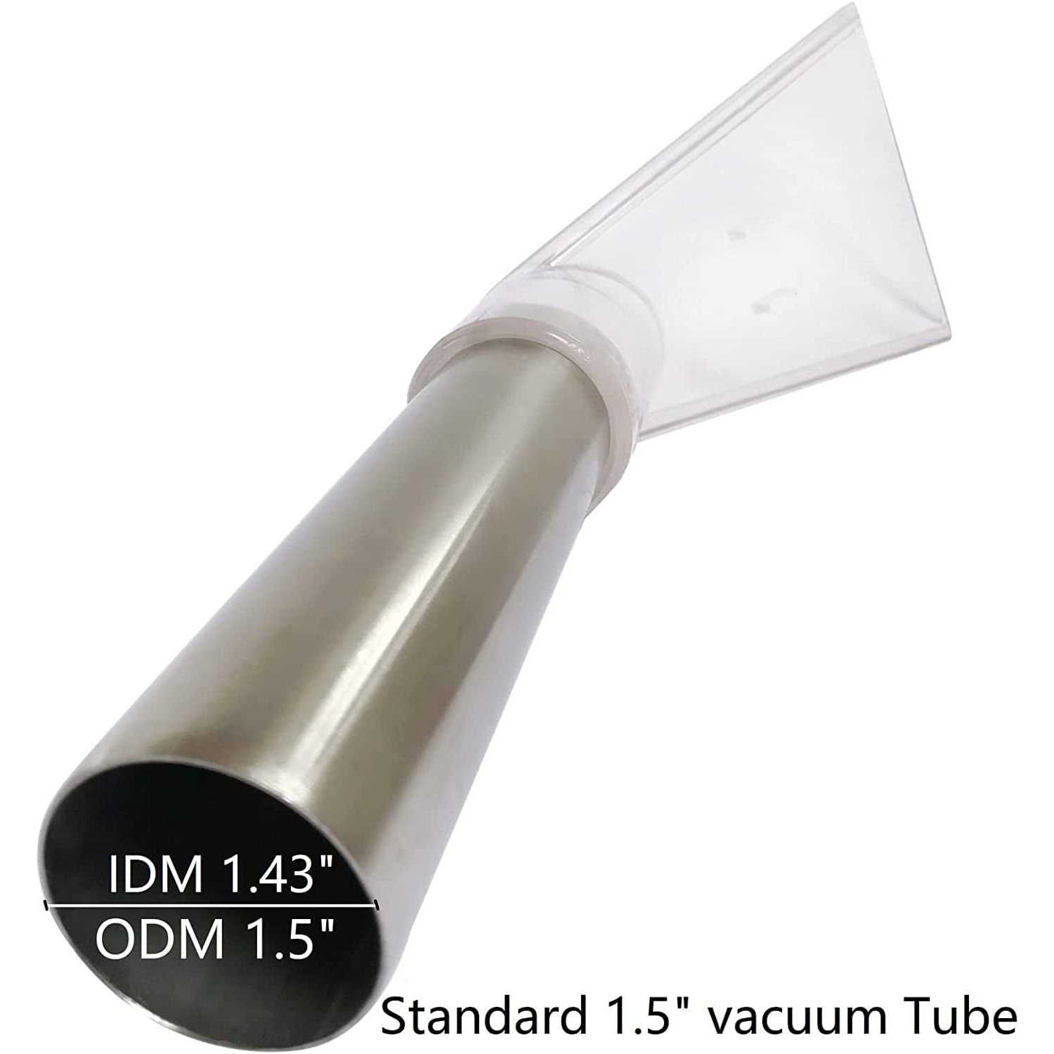 Rosyocean Shop Vac Extractor Attachment for Upholstery & Carpet Cleaning Accessory Hand Wand with Viewing Head Auto Detailing Vacuum Head Hand Tool - Image 5