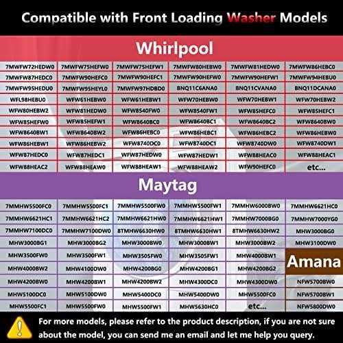 W10208415 Dryer Washer Door Hinge Compatible with Whirlpool/Amana/Maytag/Crosley Front Loader Dryer and Washer Replace # WPW10208415 - Image 2