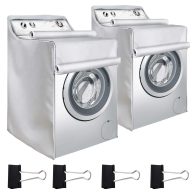 Royxen 2 Pack Washer and Dryer Covers Waterproof Two Zipper Design,Fit for Most Front-loading Machine 29” L X 28” W X 43” H