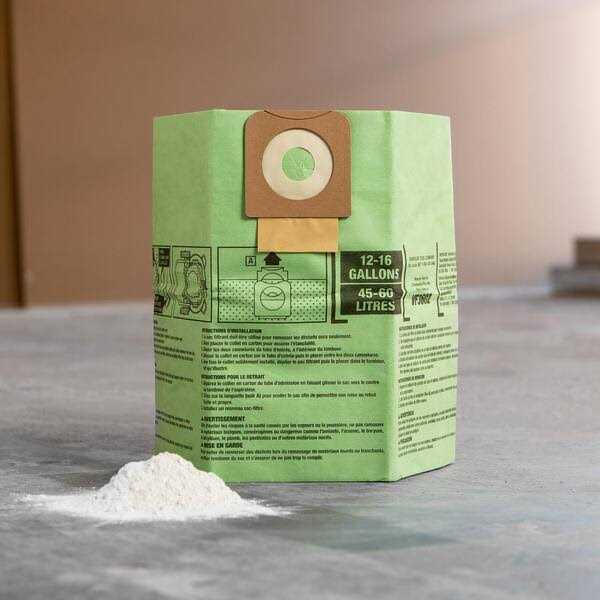 RIDGID Wet/Dry Vac Premium Cyclonic Dry Pick-up Only Dust Bags for Select 12 to 16 Gallon Shop Vacuums - Image 2