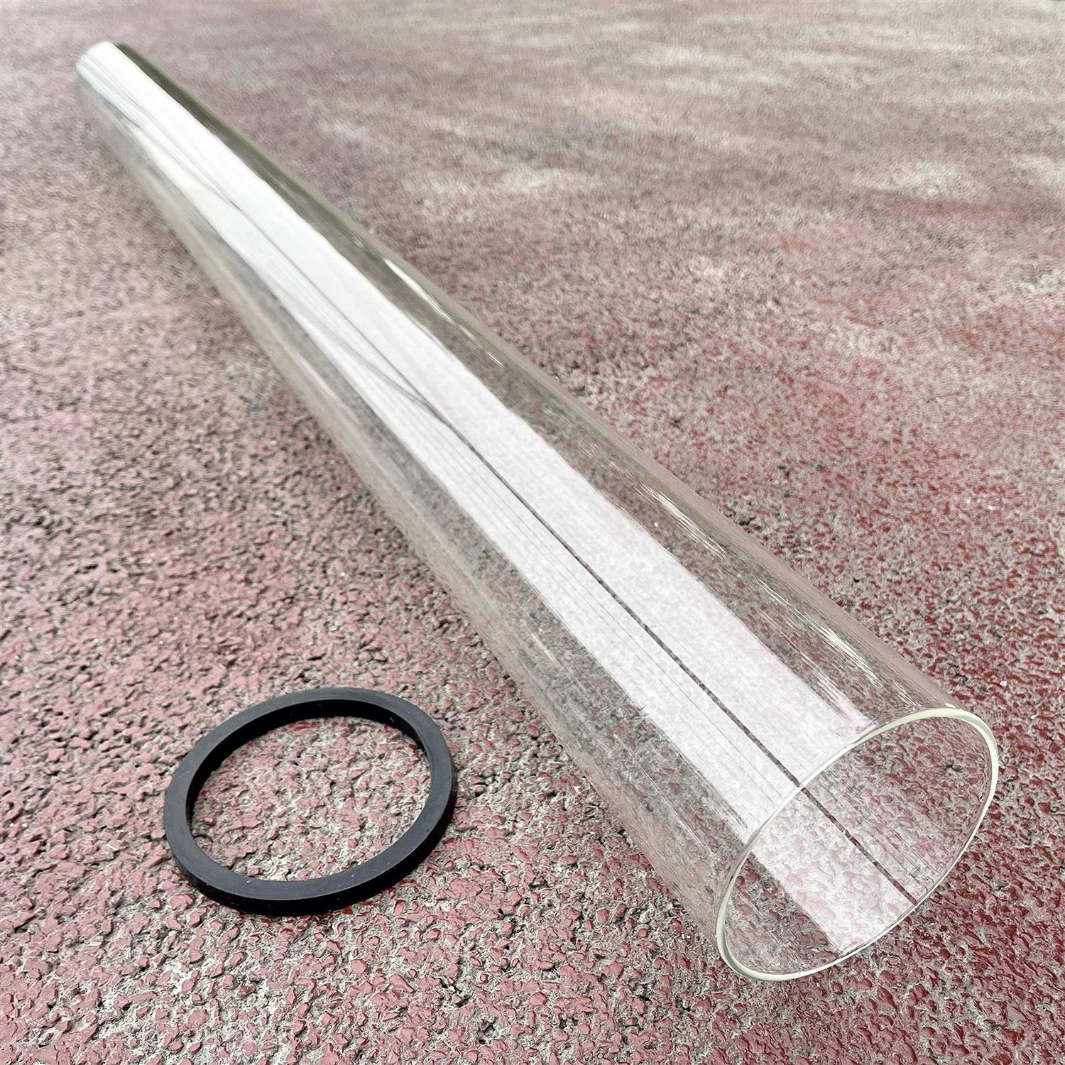 Unicoshape Patio Heater Replacement Parts 49.5 Tall 4 Diameter Quartz Glass Tube