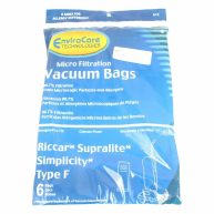 Riccar Supralite / Simplicity Type F Vacuum Bags