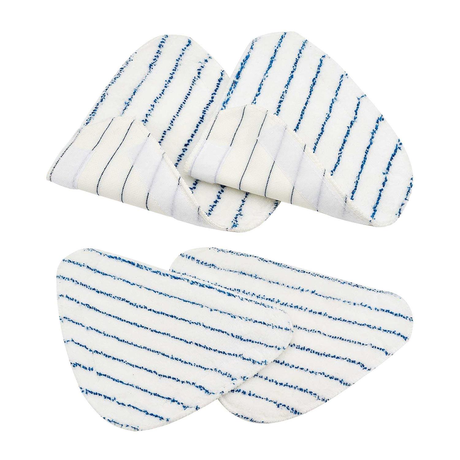 True & Tidy 4-pc Mop Pad Replacement Set for STM-300 Steam Mop