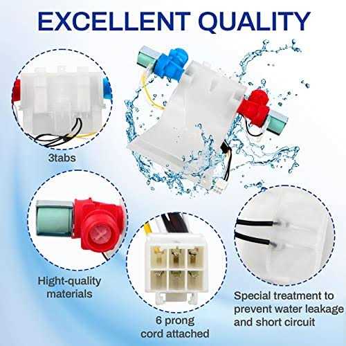 Upgraded W10144820 Washer Water Inlet Valve with Installation Tools,Compatible with whirlpool Washing Machine Replacement Part Replace WPW10144820 - Image 2