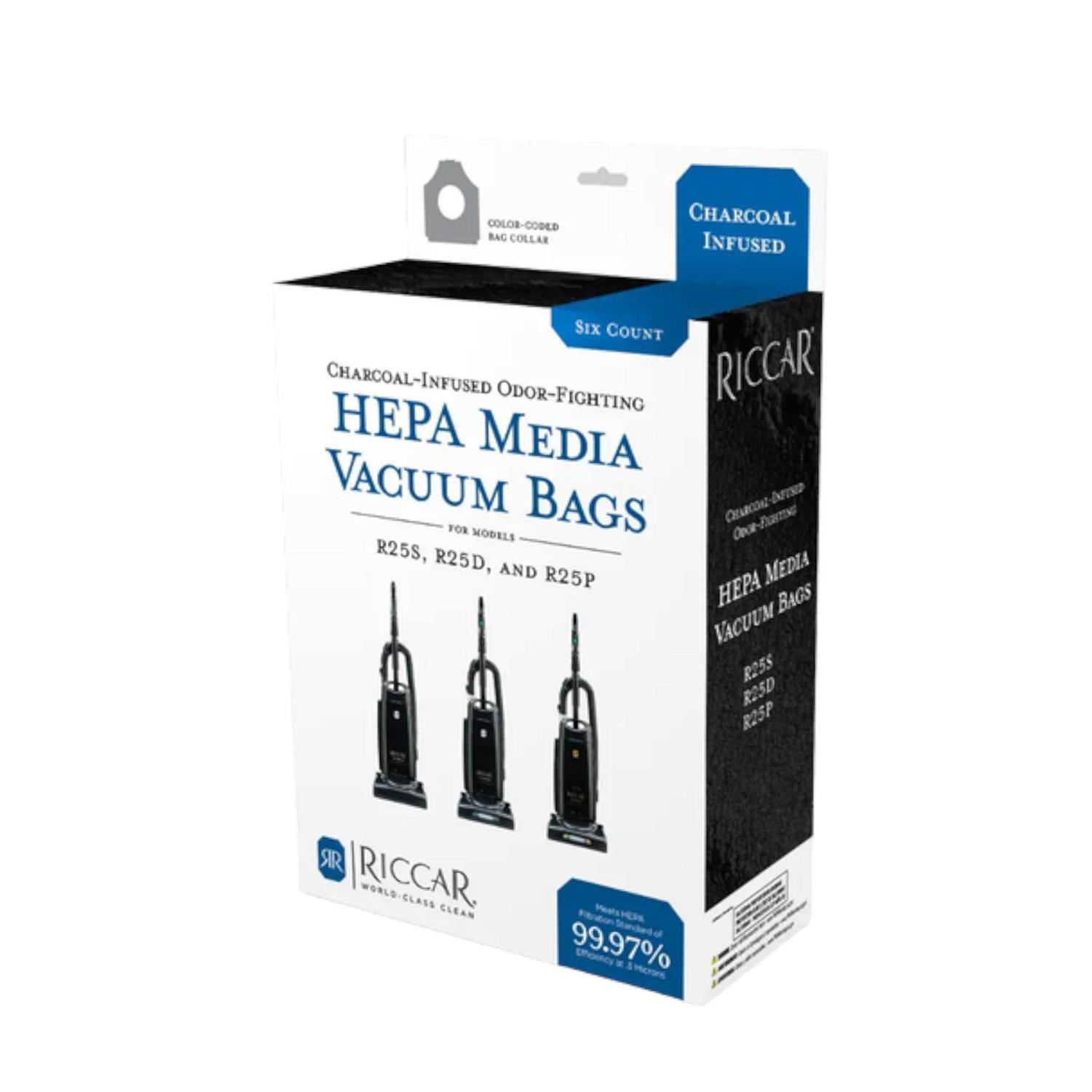 Riccar R25 HEPA Media Bags R25H-6 - Image 4