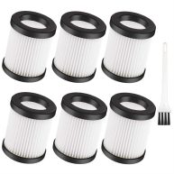 VCLENA 6 Pack Xl-618a Fliters Replacement Filter For Moosoo Xl-618a M8-pro Cordless Vacuum Washable