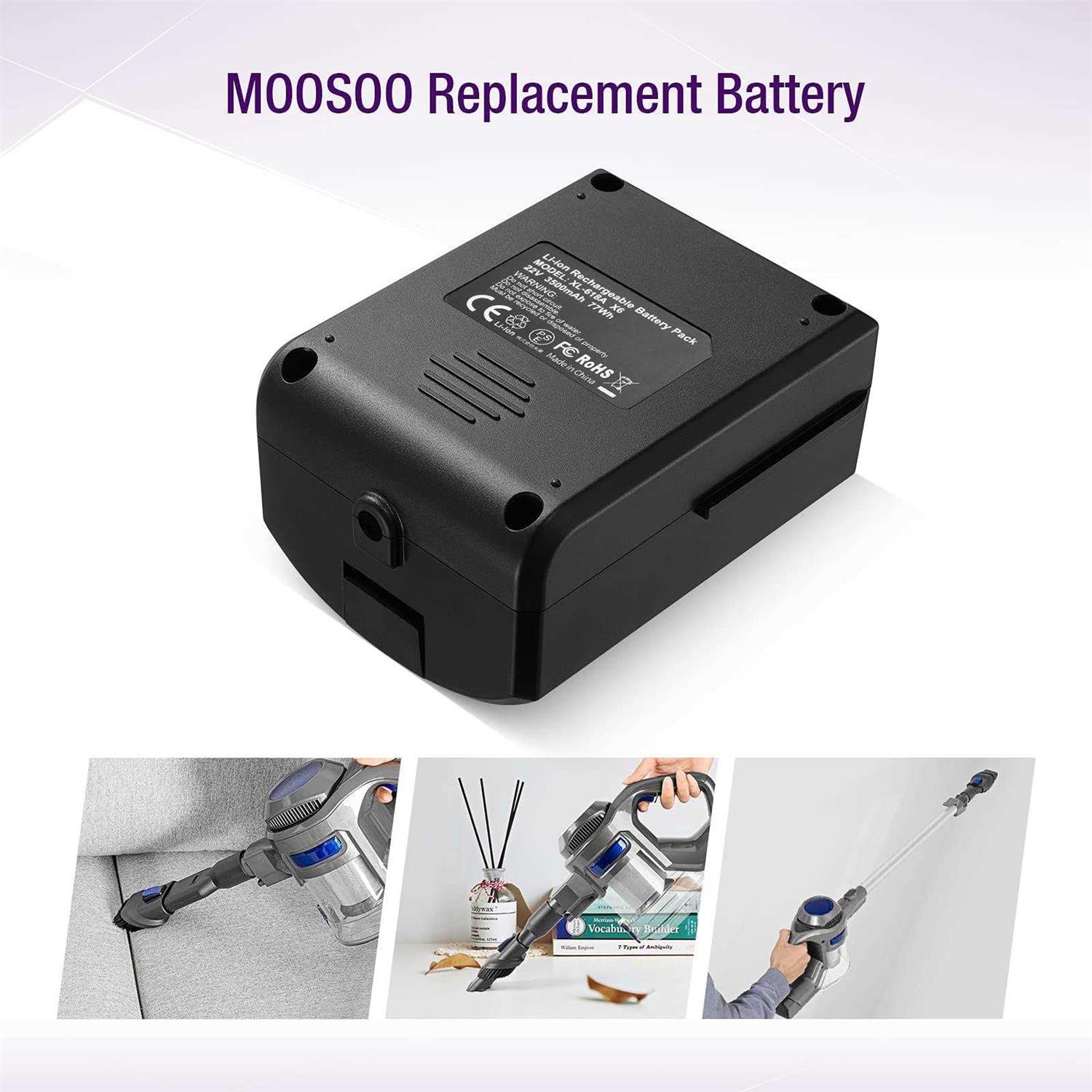 Utrbatt Replacement Battery for XL-618a Compatible with Moosoo XL-618/XL-618a X6 - Image 3