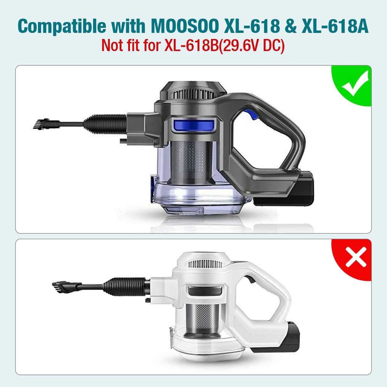 Utrbatt Replacement Battery for XL-618a Compatible with Moosoo XL-618/XL-618a X6 - Image 5