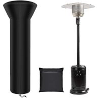 Siruiton Patio Heater Covers with Zipper and Air Vent,Waterproof,Dustproof,Wind-Resistant,UV-Resistant,snow-Resistant