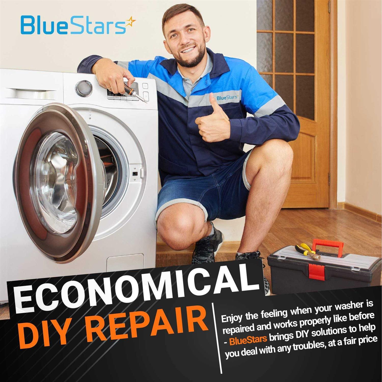 Ultra Durable W10721967 & W10006384 Pulley Clutch Kit with Drive Belt Replacement Part by BlueStars – Exact Fit For Whirlpool Washers - Image 2