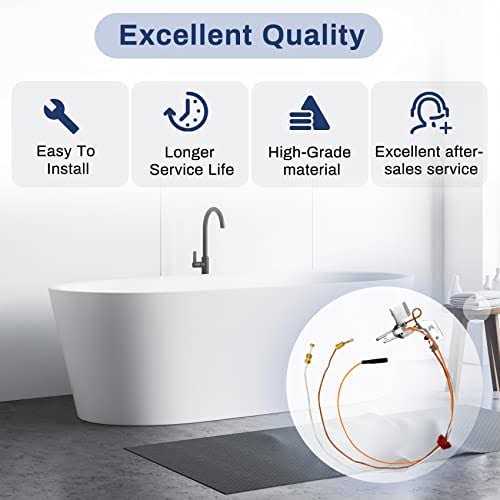 Upgraded 9003542 Natural Gas Pilot Assembly 9003542 Pilot Assembly Replacement for Natural Gas Water Heater,100109295 18324-190 Water Heater Parts - Image 3