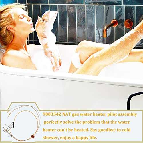 Upgraded 9003542 Natural Gas Pilot Assembly 9003542 Pilot Assembly Replacement for Natural Gas Water Heater,100109295 18324-190 Water Heater Parts - Image 4