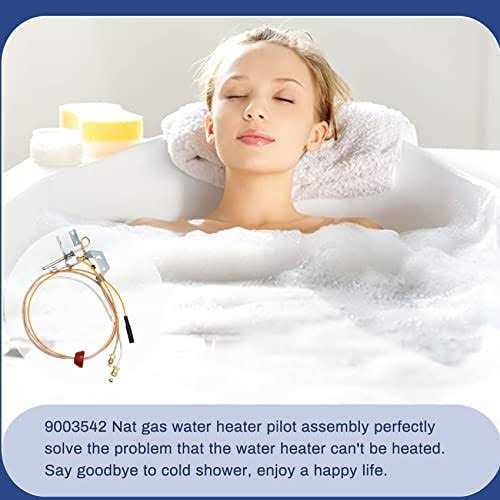 Upgraded 9003542 Natural Gas Pilot Assembly 9003542 Pilot Assembly Replacement for Natural Gas Water Heater,100109295 18324-190 Water Heater Parts - Image 5