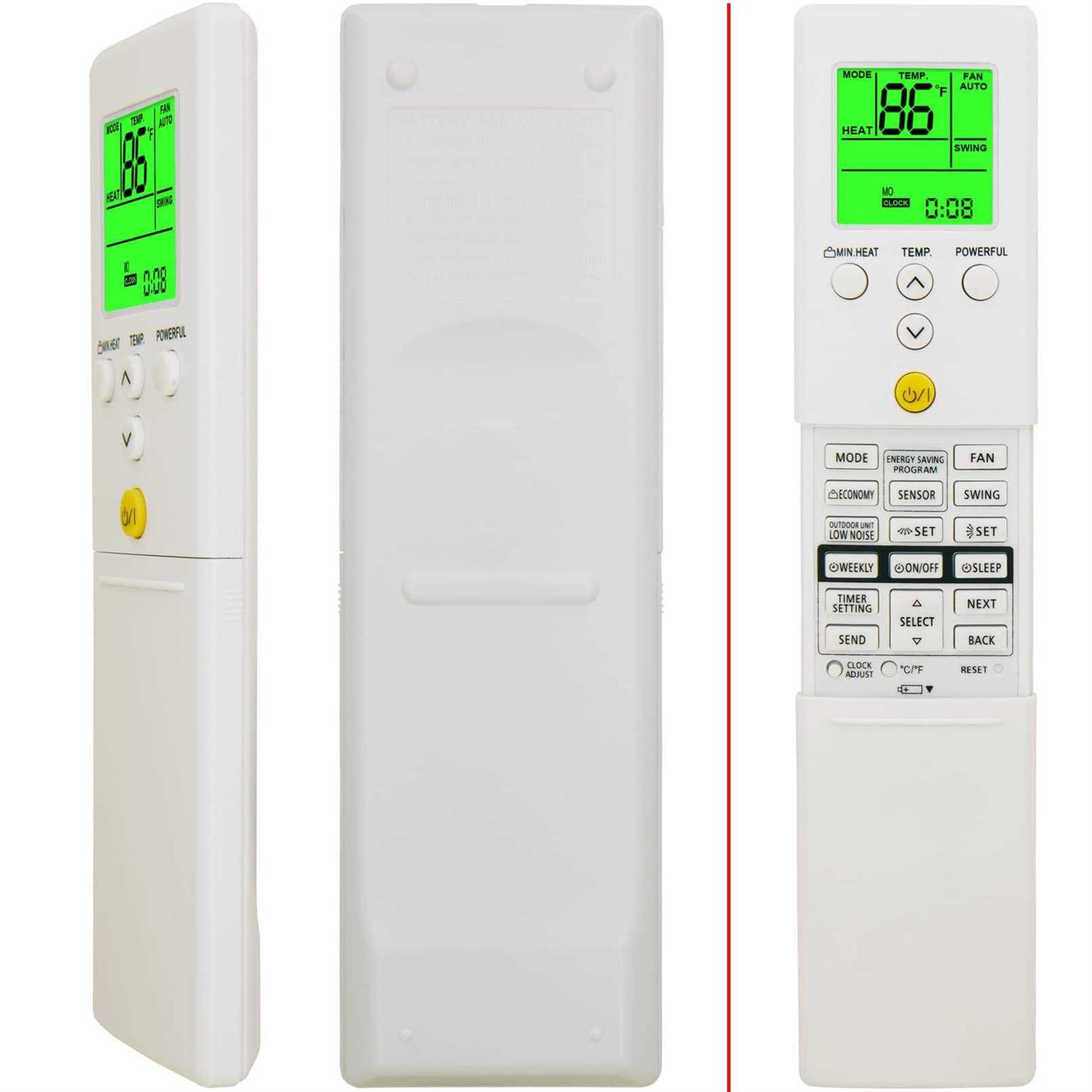 yaohuimi replacement for fujitsu air conditioner remote control AR-ref1u AR-red1u AR-reg1u AR-rey1u AR-rem1u AR-ref1e AR-ref2e AR-rea1 - Image 2