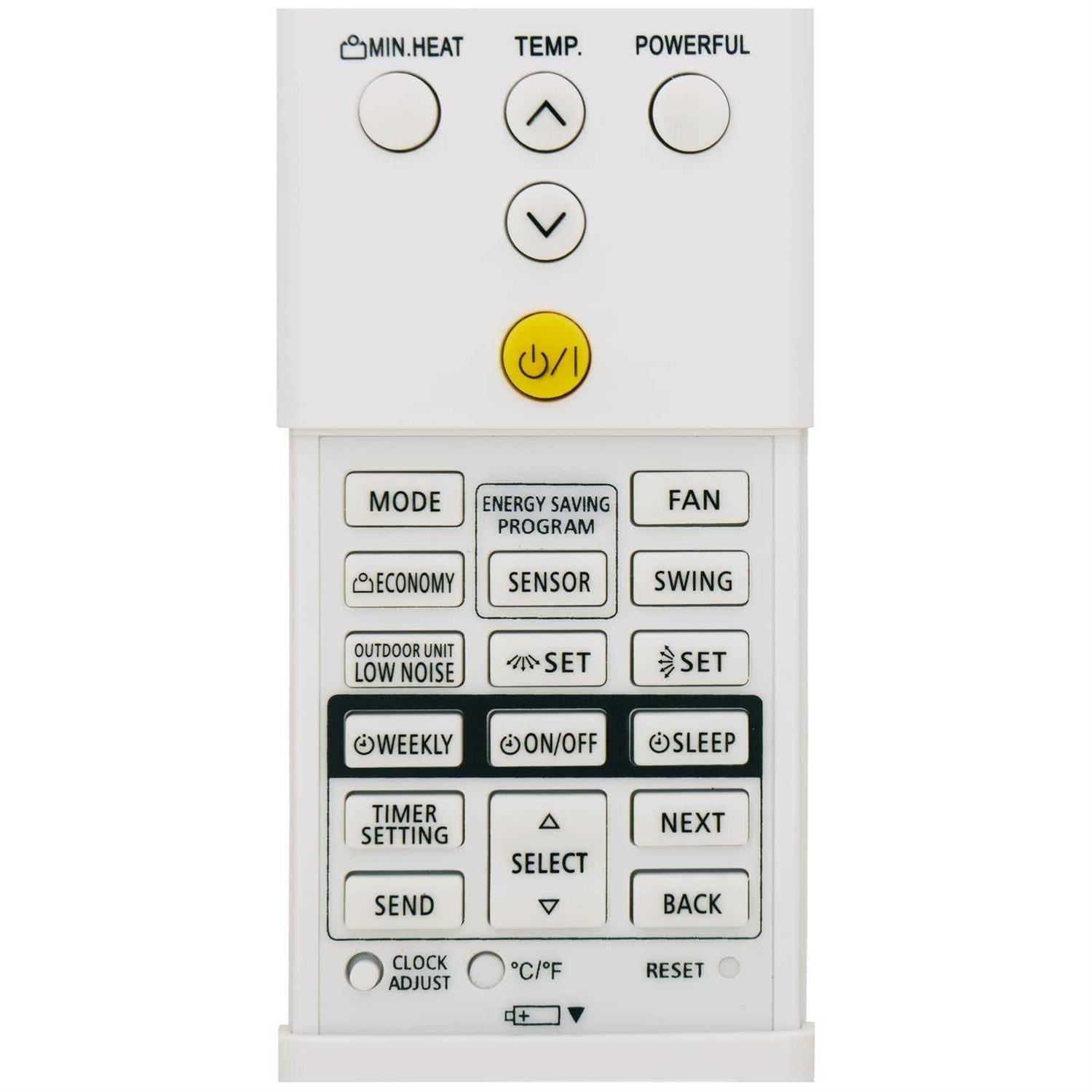 yaohuimi replacement for fujitsu air conditioner remote control AR-ref1u AR-red1u AR-reg1u AR-rey1u AR-rem1u AR-ref1e AR-ref2e AR-rea1 - Image 4