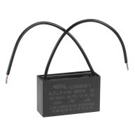 Uxcell Ceiling Fan Capacitor Cbb61 250v AC 2 Wires Metallized Polypropylene Film Capacitor Electric Fan Pump Motor Generator