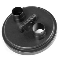 WEN 12-Inch Cyclone-Style Dust Collection Separator Lid with 2.5-Inch Dust
