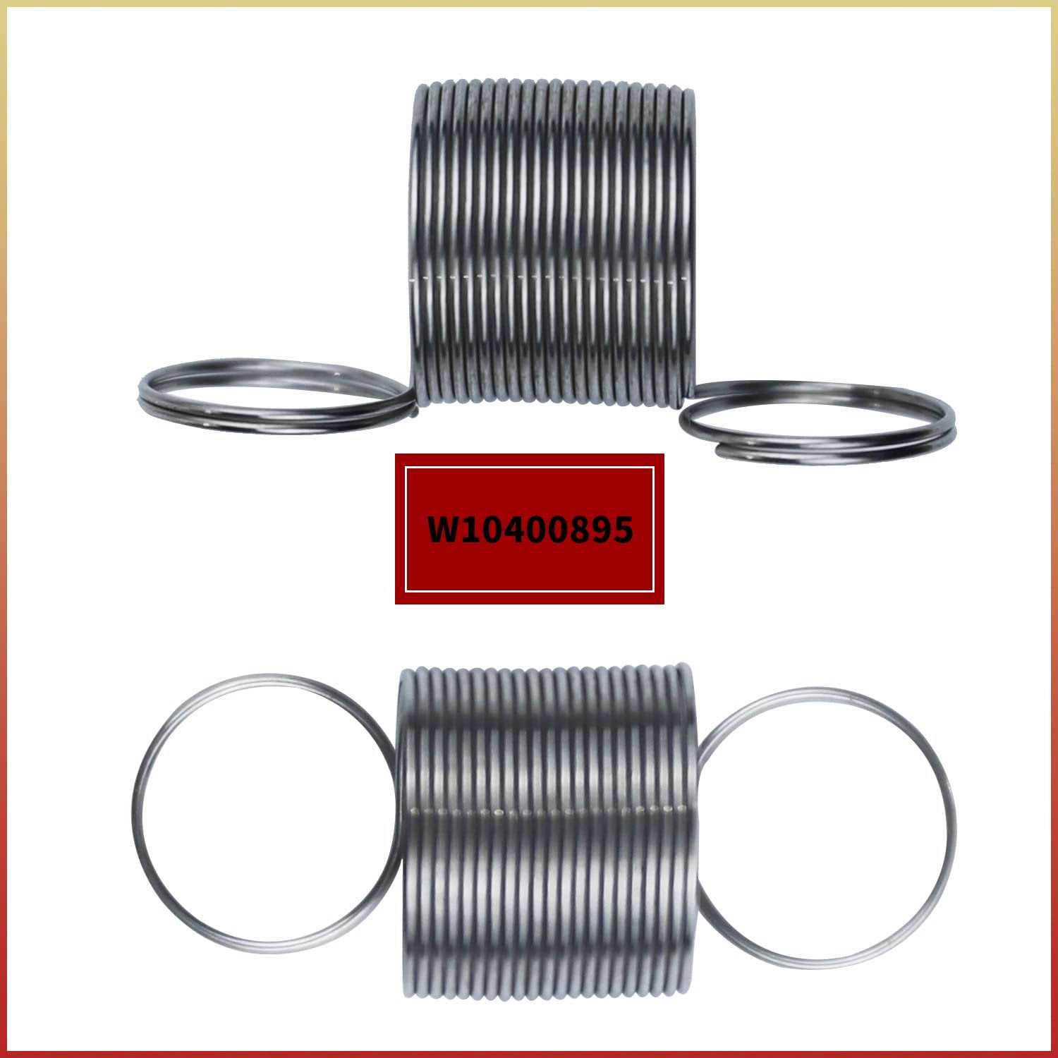 SUUJI W10400895 Tub Centering Suspension Springs 4pcs Washing Machine Replace Parts Compatible with Whirlpool Kenmore Roper Maytag washer Replaces - Image 3