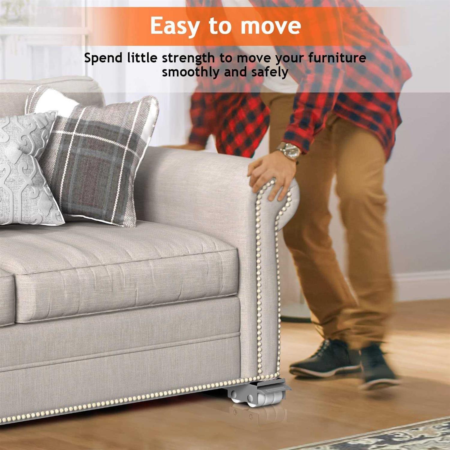 Ronlap Furniture Washing Machine Dolly Extendable Appliance Rollers Refrigerator Heavy Duty - Image 2