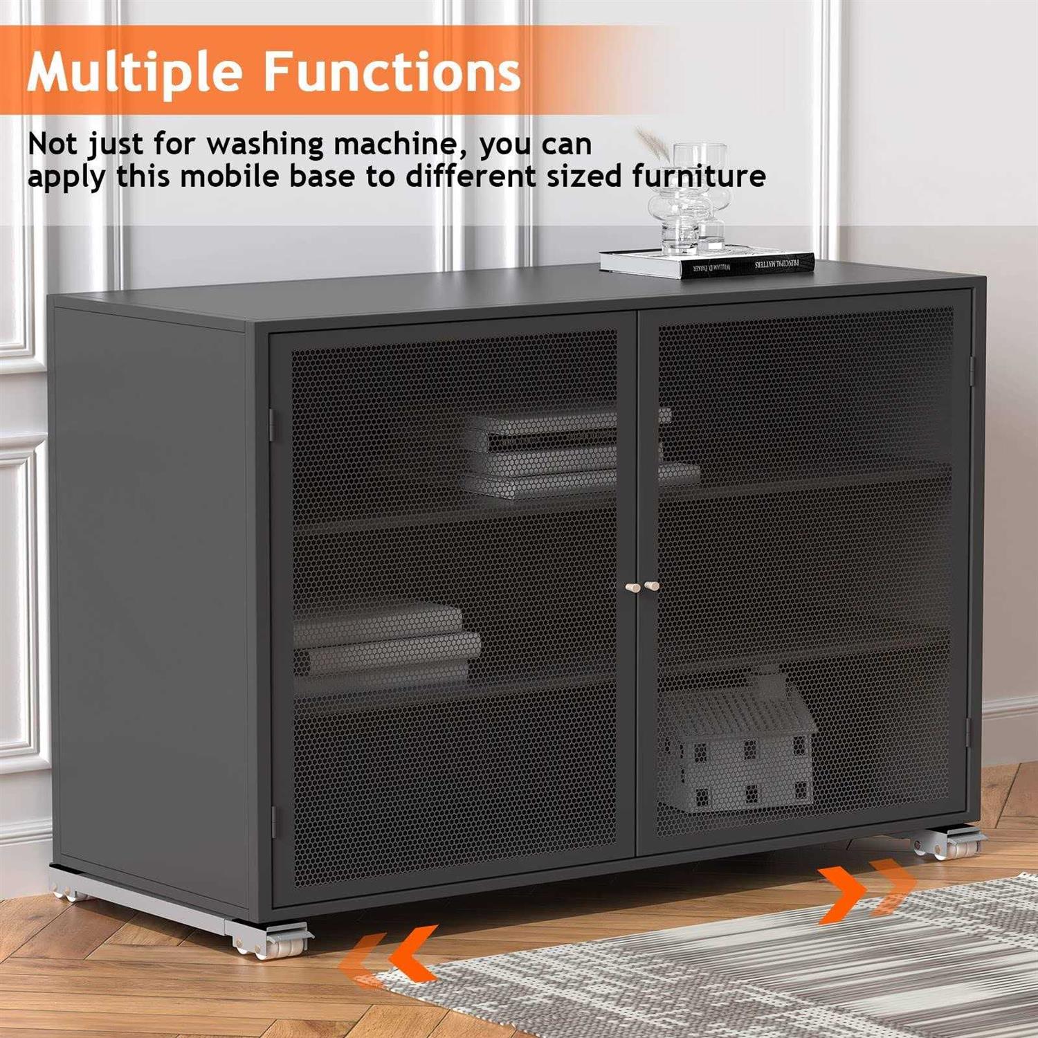 Ronlap Furniture Washing Machine Dolly Extendable Appliance Rollers Refrigerator Heavy Duty - Image 5