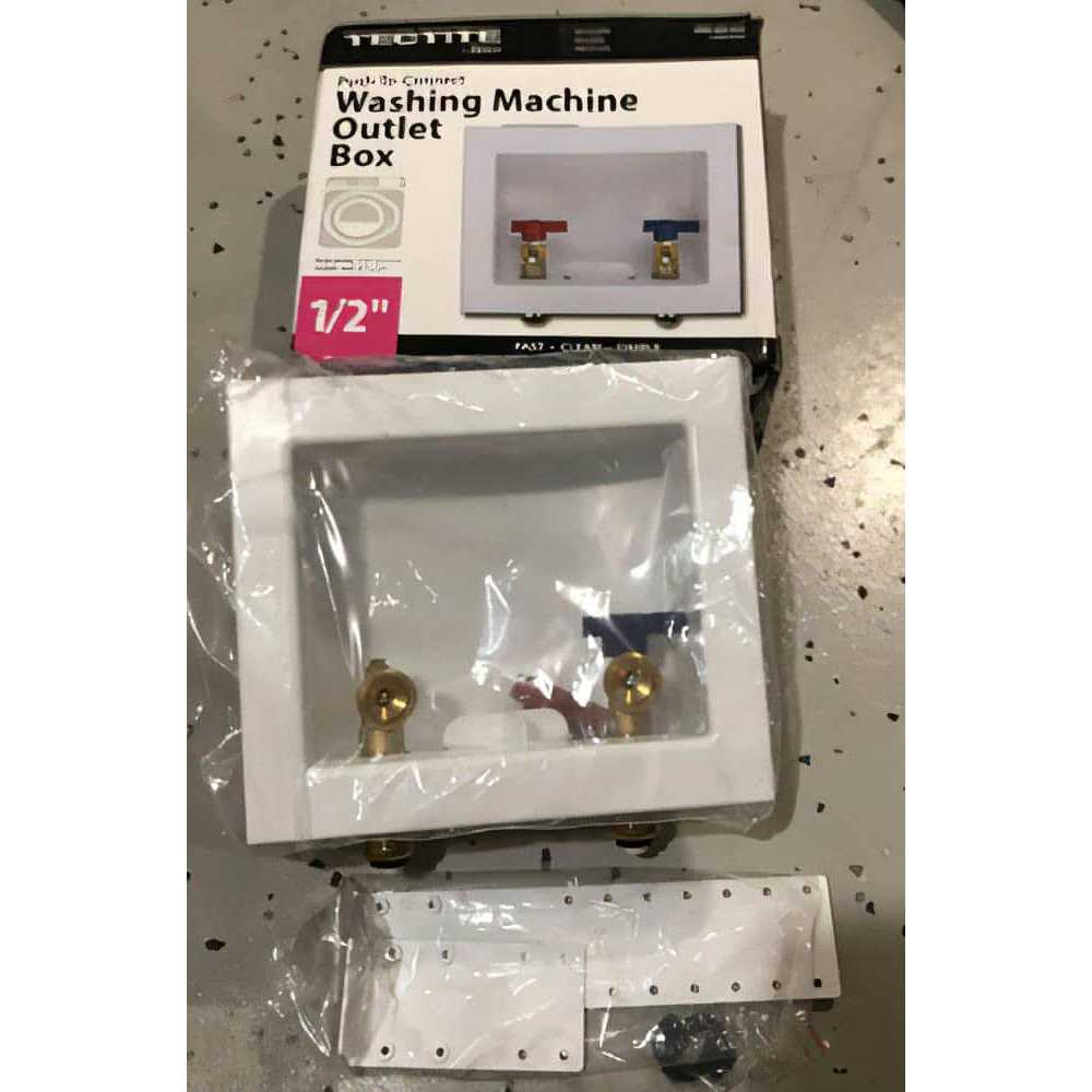 Tectite 1/2 in. Brass Washing Machine Outlet Box FSBBOXWM - Image 2
