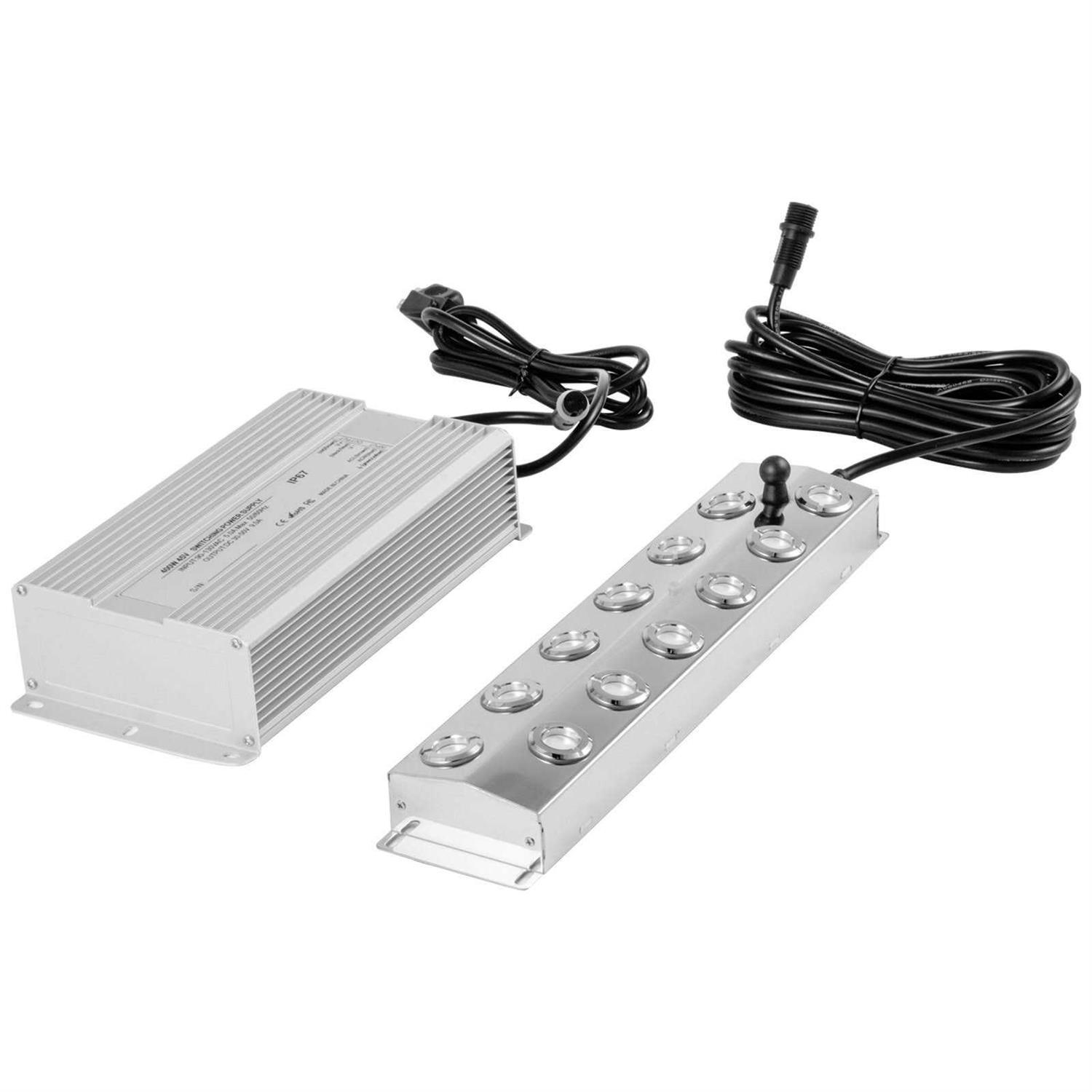 VEVOR Mist Maker 12 Head Ultrasonic Mist Fogger with Waterproof Power Supply Fogger Humidifier - Image 3