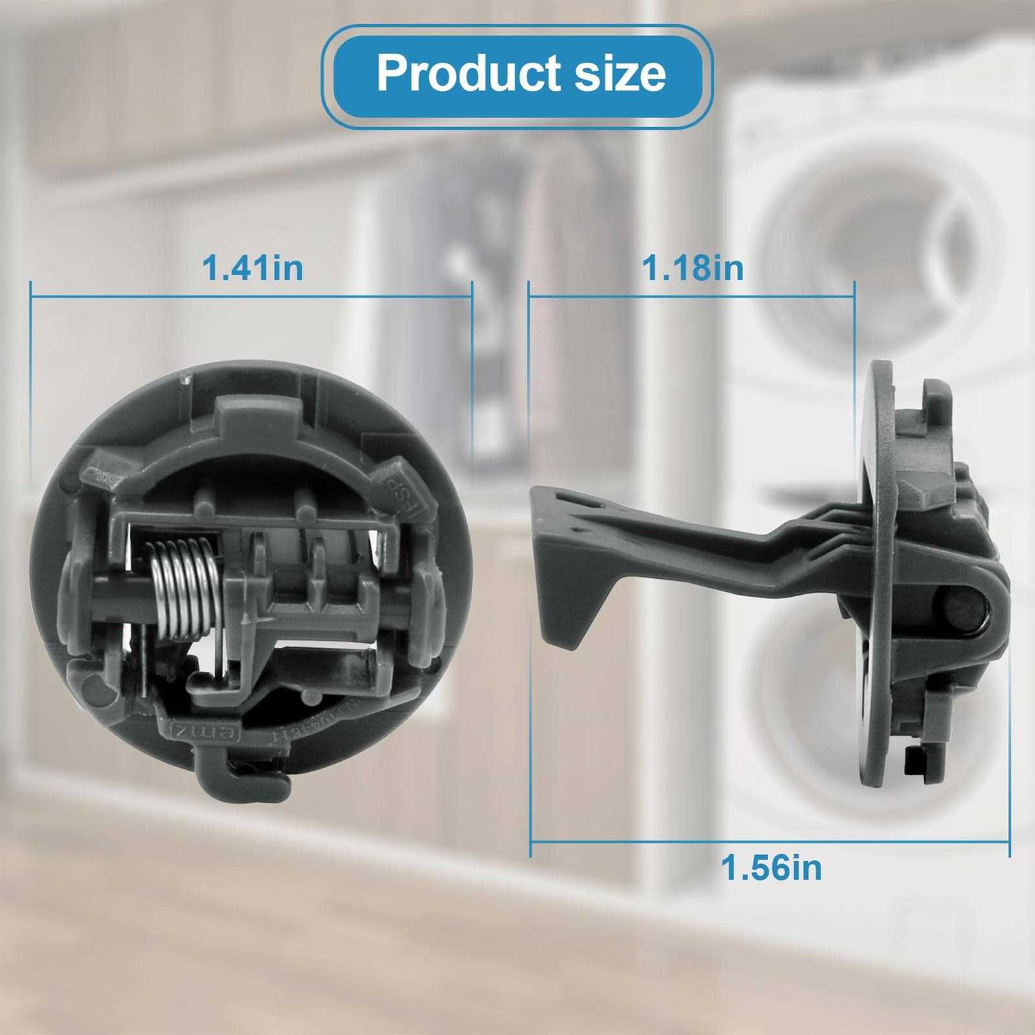 W11457841Washer Lid Strike Compatible with Whirlpool Maytag Kenmore Washer Door Lock,Upgrade Washer W11091027 W11454734 W10810403 W11307244 - Image 4
