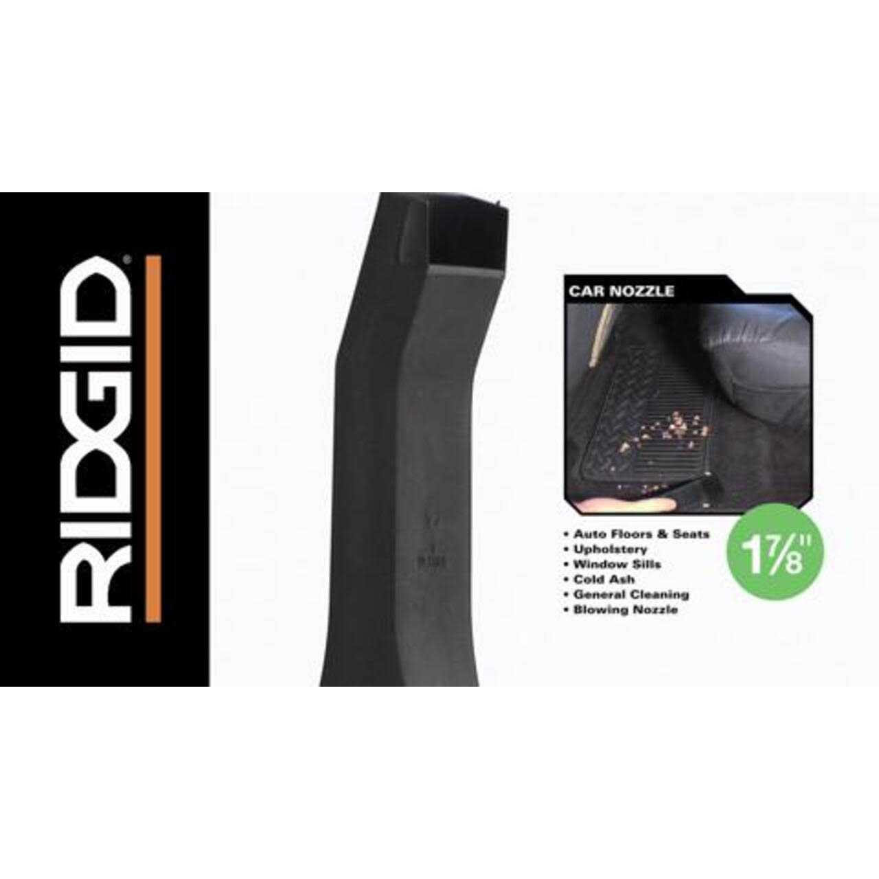 RIDGID 1-7/8 in. Car Nozzle Accessory for Wet/Dry Shop Vacuums - Image 5