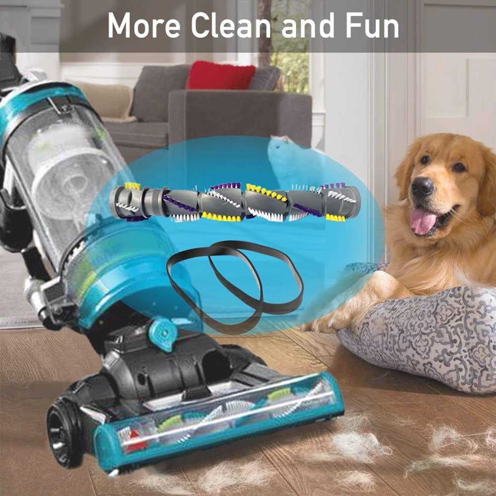 Vacuum Cleaner 1 Brush Roller and 2 Belts Replacement Compatible with Bissell Cleanview Swivel Pet Parts 2252 22543 2254 2486 2489 24899 1327 1333 - Image 4