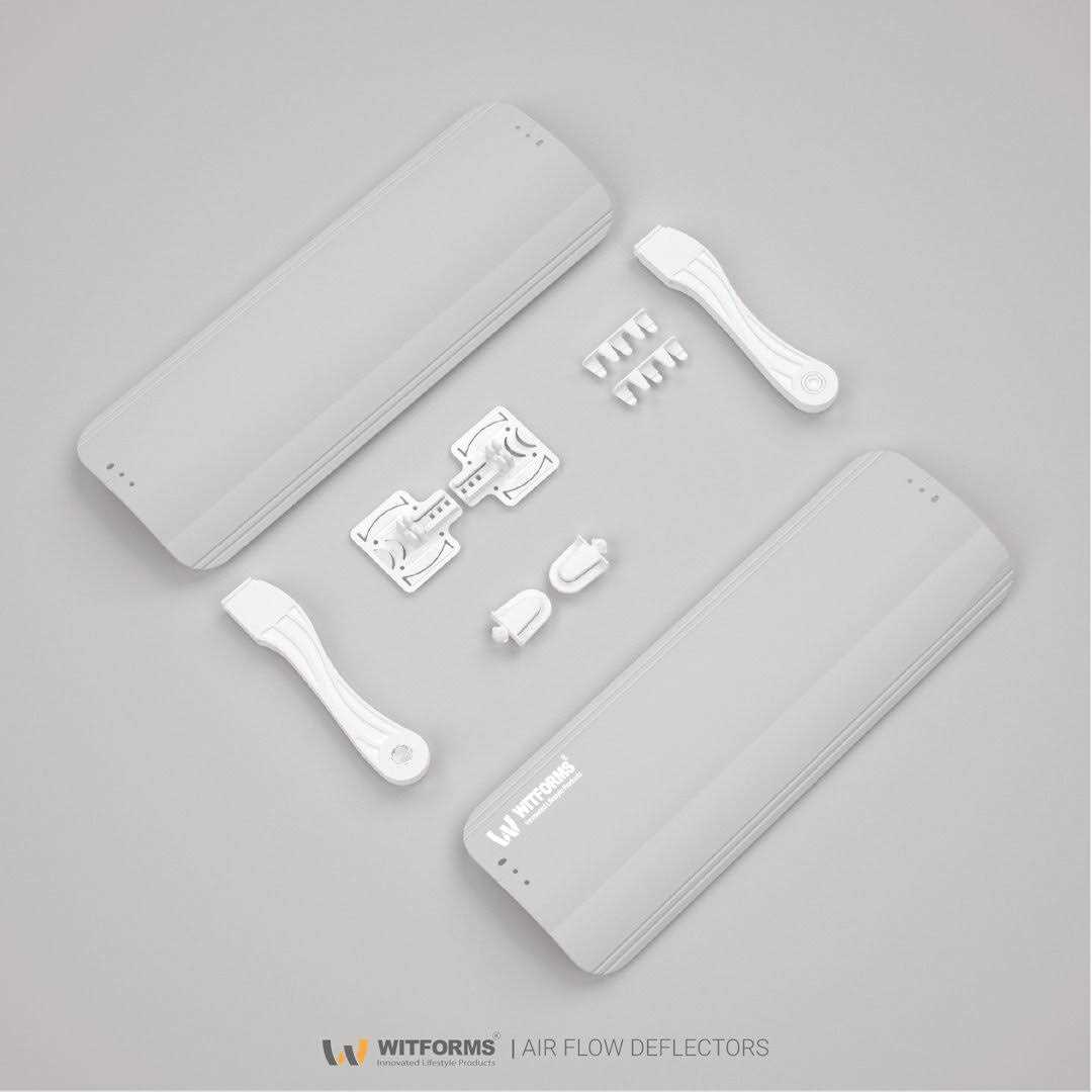 Witforms/Premium Adjustable AC air deflector suitable for split air conditioners. Enhance cooling and heating circulation - Image 3