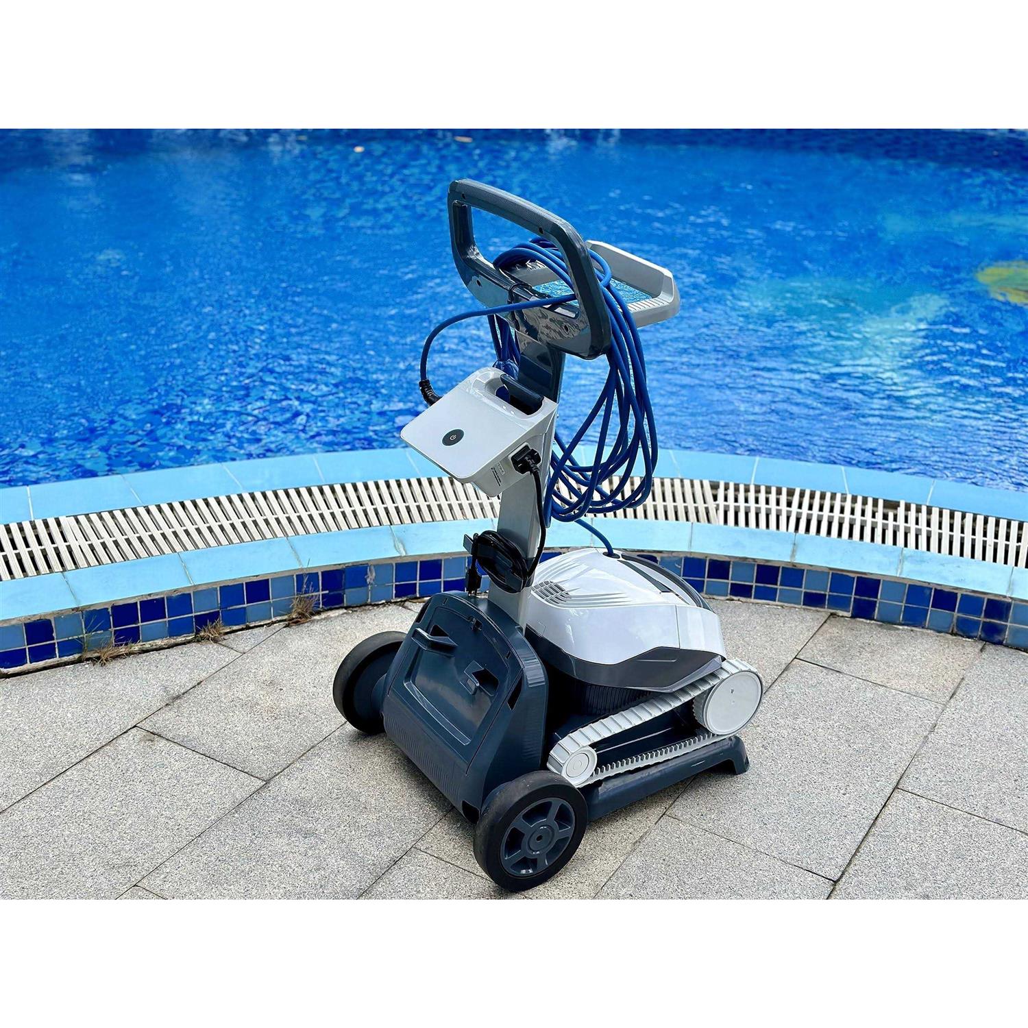 Universal Caddy for Any Robotic Pool Vacuum Cleaner – Pool Vacuum Cleaner Caddy with a Cable & Power Supply Unit Holder – Durable Pool Vacuum - Image 3
