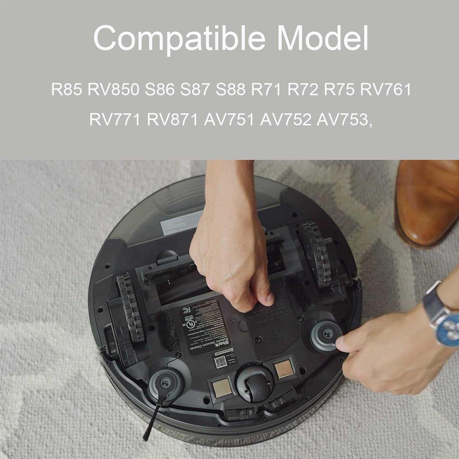 Side Brush for Shark ION Robot Vacuum AV751 AV752 AV753 RV850 RV850BRN RV850WV S87 RV700_N RV720_N RV750_N Robot Vacuum Cleaner Accessory -6 Pack - Image 4