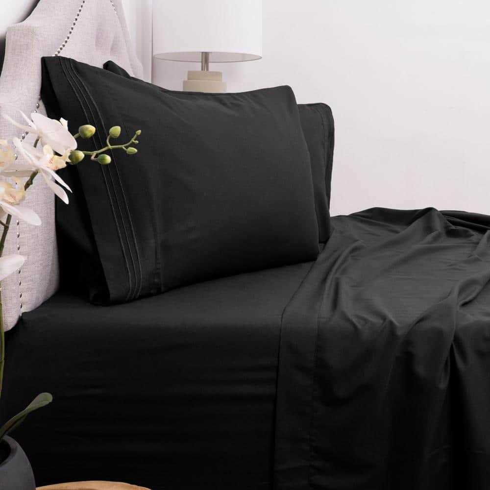 Sweet Home Collection 1500 Thread Count 6 Piece Sheet Set - Image 4