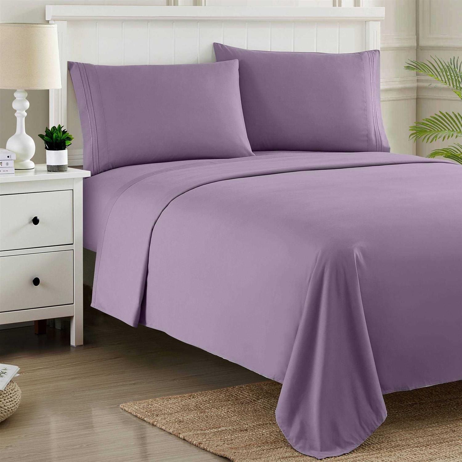Sweet Home Collection 1500 Thread Count 6 Piece Sheet Set - Image 2