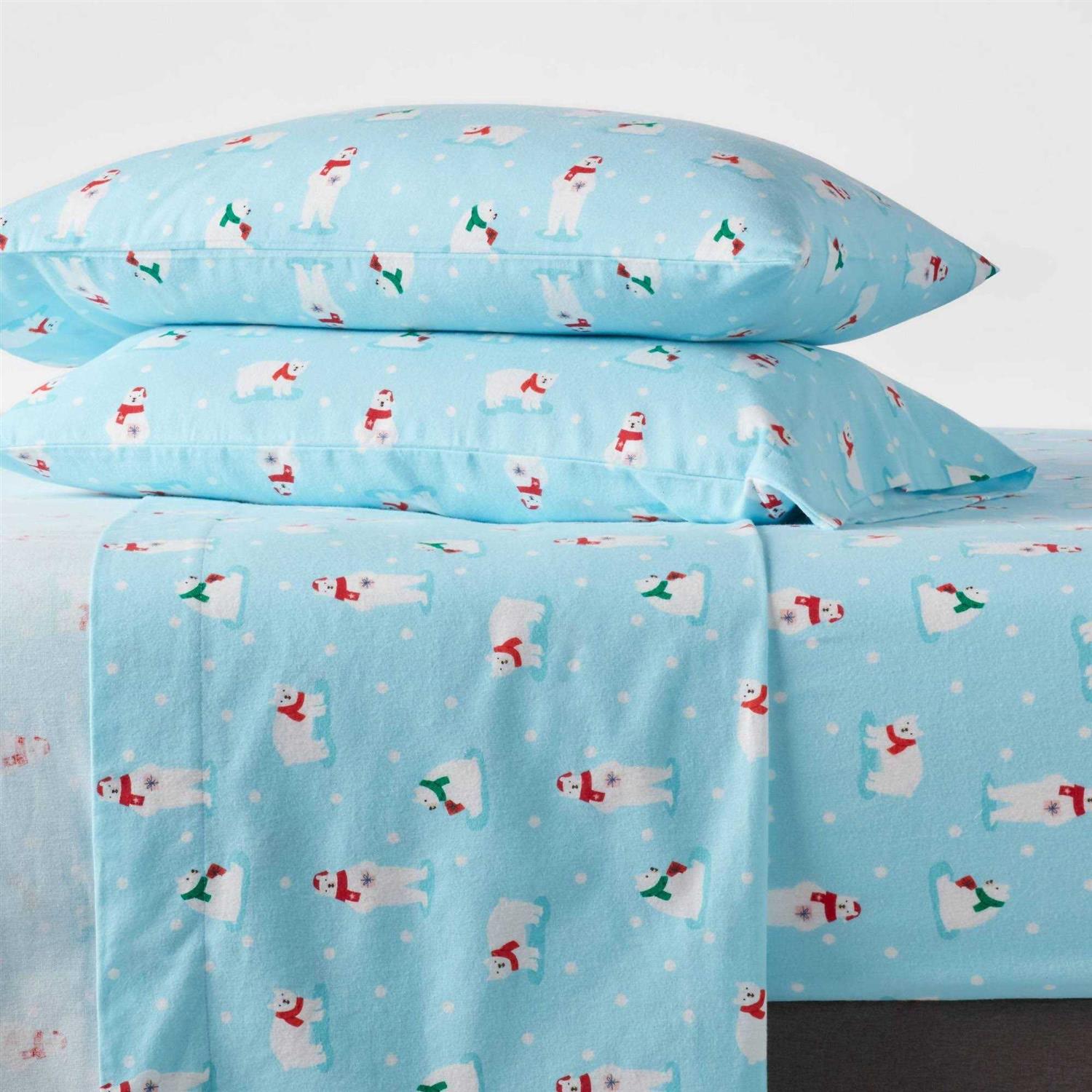 Wondershop Christmas Flannel Sheet Set - Image 3
