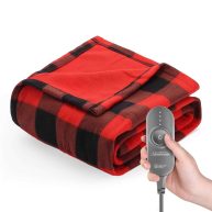 Sunbeam Fleece Eletric Heated Throw Blanket