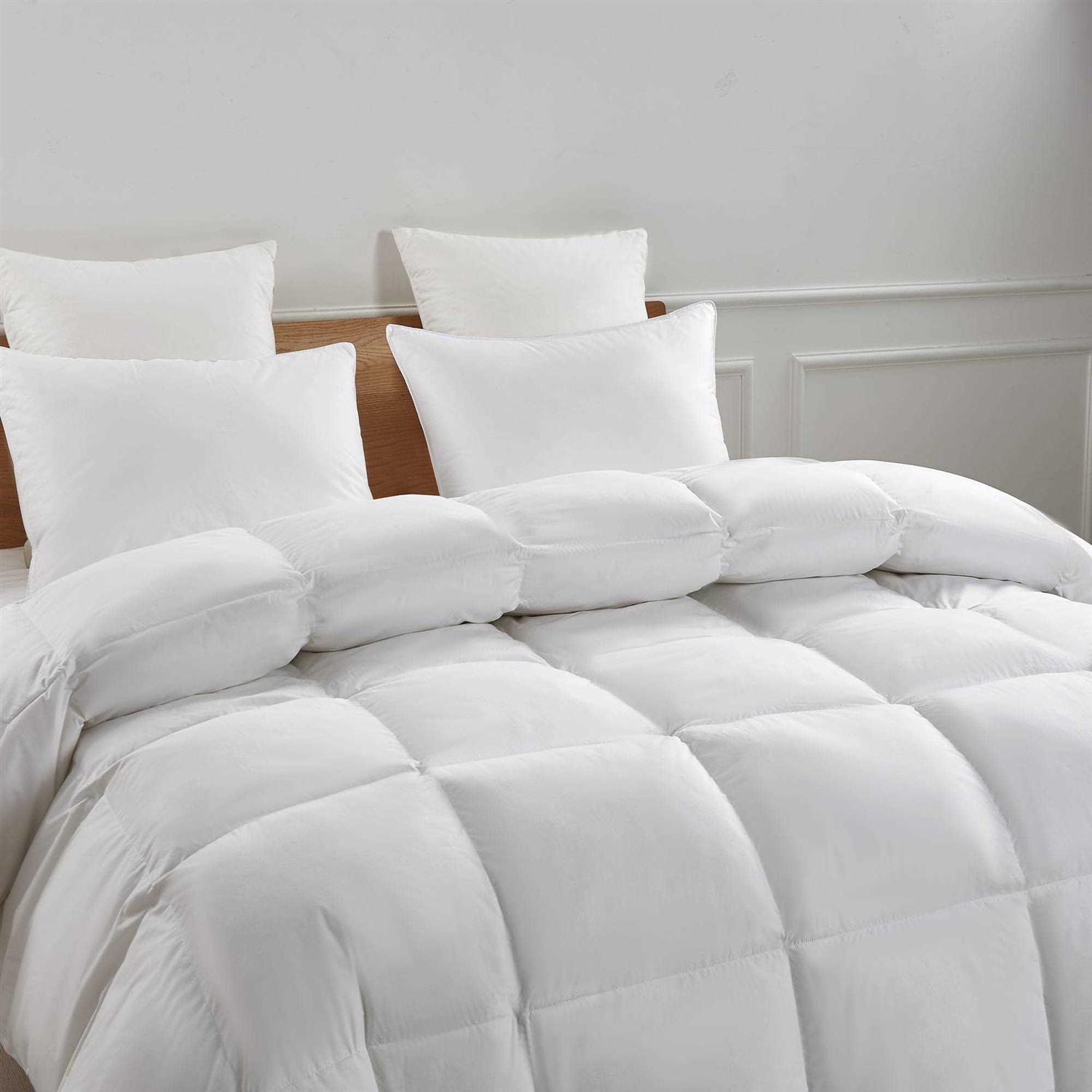 Serta White Down Fiber & Feather Comforter - Image 3