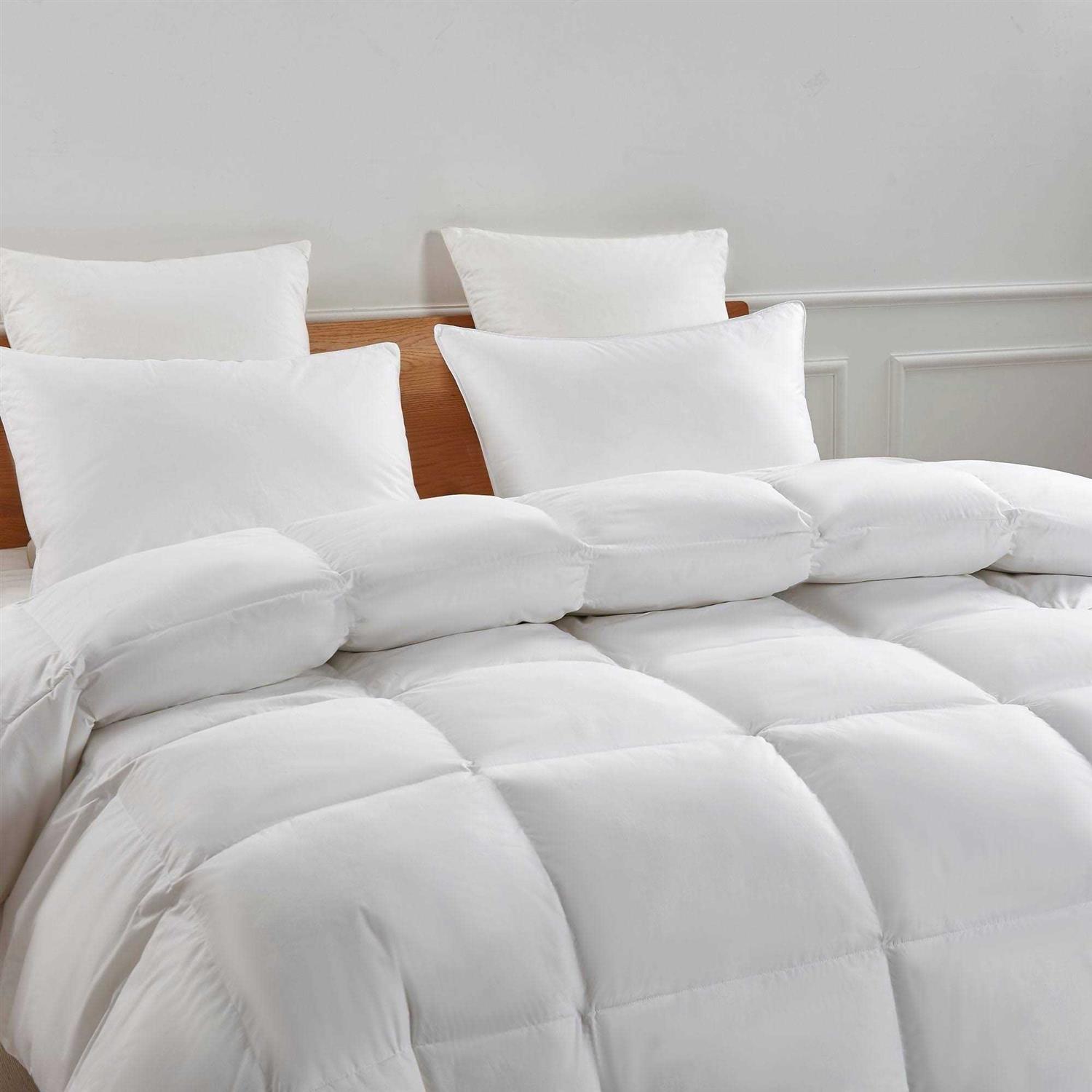 Serta White Down Fiber & Feather Comforter - Image 5