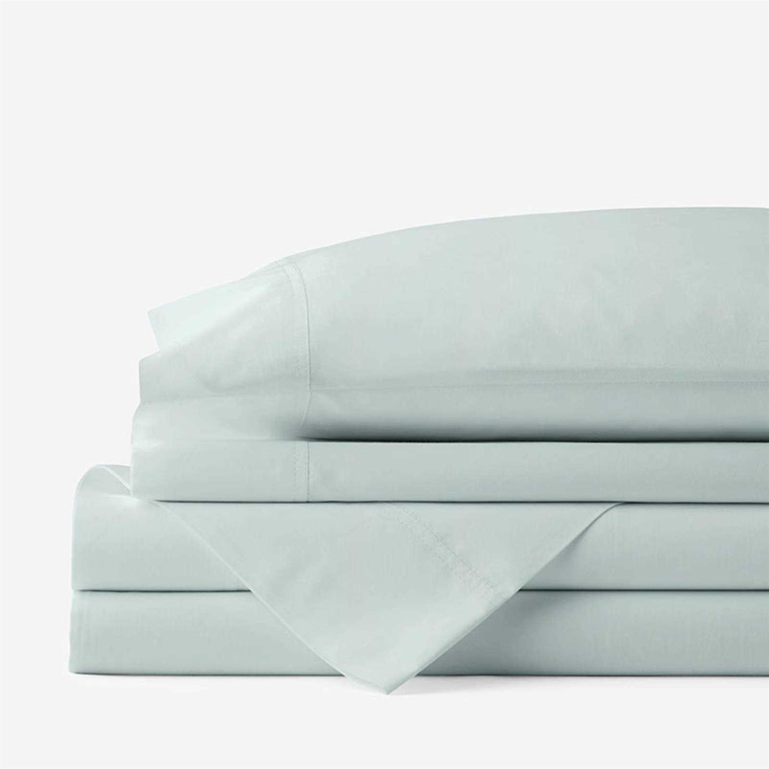 The Company Store Company Cotton Solid 300-Thread Count Cotton Percale Sheet Set