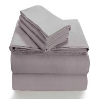 Tribeca Living Extra Deep Pocket Solid Flannel Sheet Set