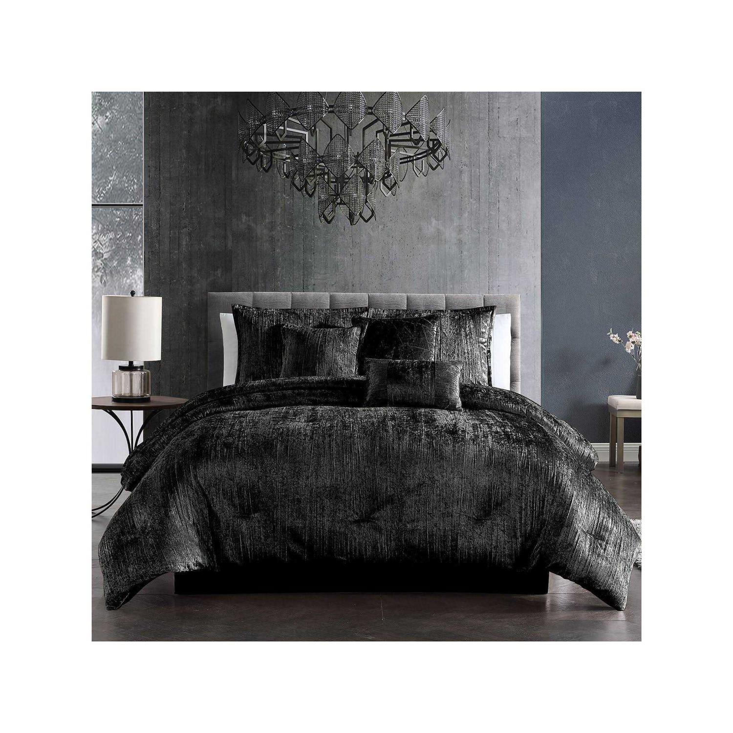 Riverbrook Home Turin Velvet 7 Piece Comforter Set - Image 3