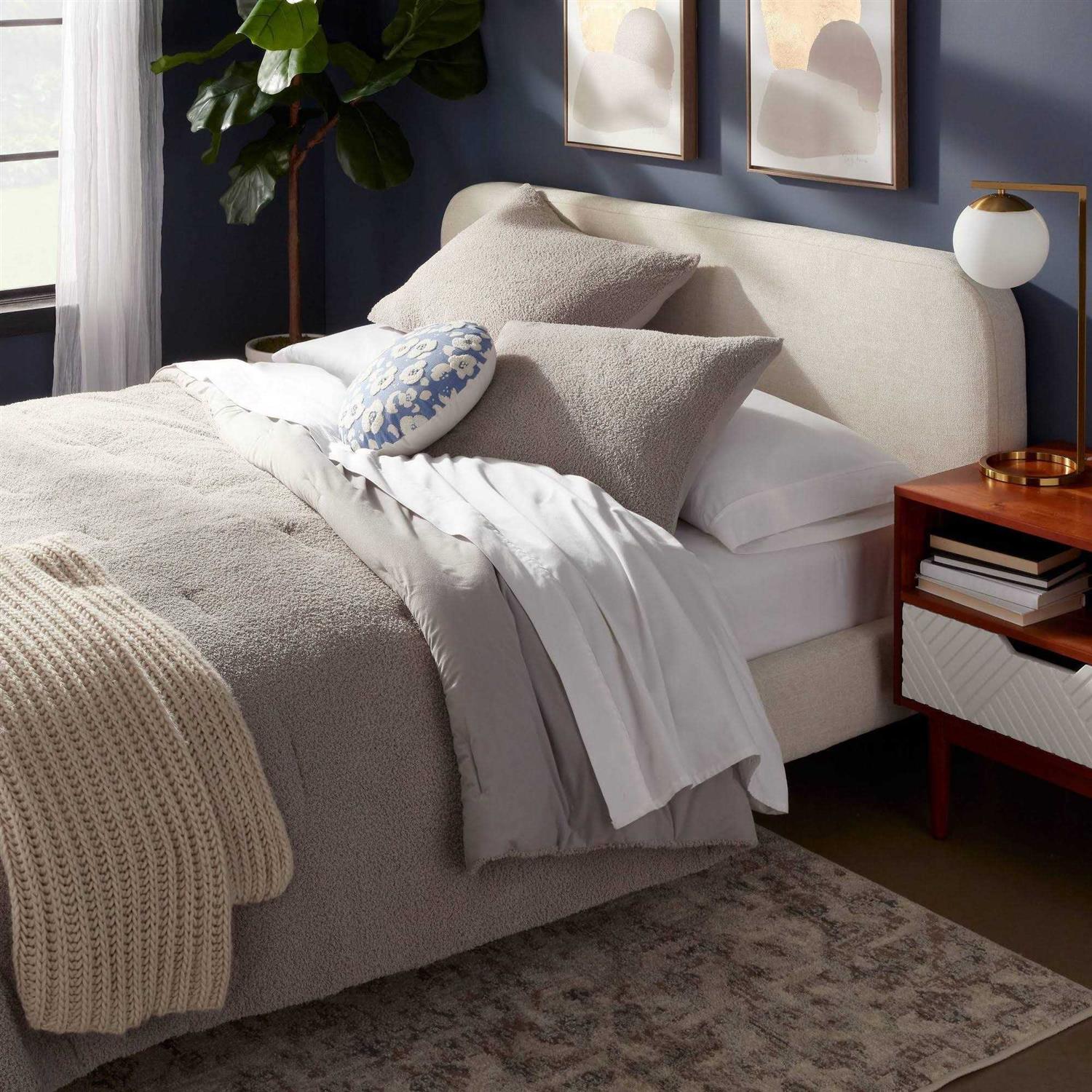 Threshold 3pc Traditional Cozy Chenille Comforter and Sham Set - Image 2