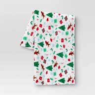 Wondershop Holiday Plush Christmas Throw Blanket White