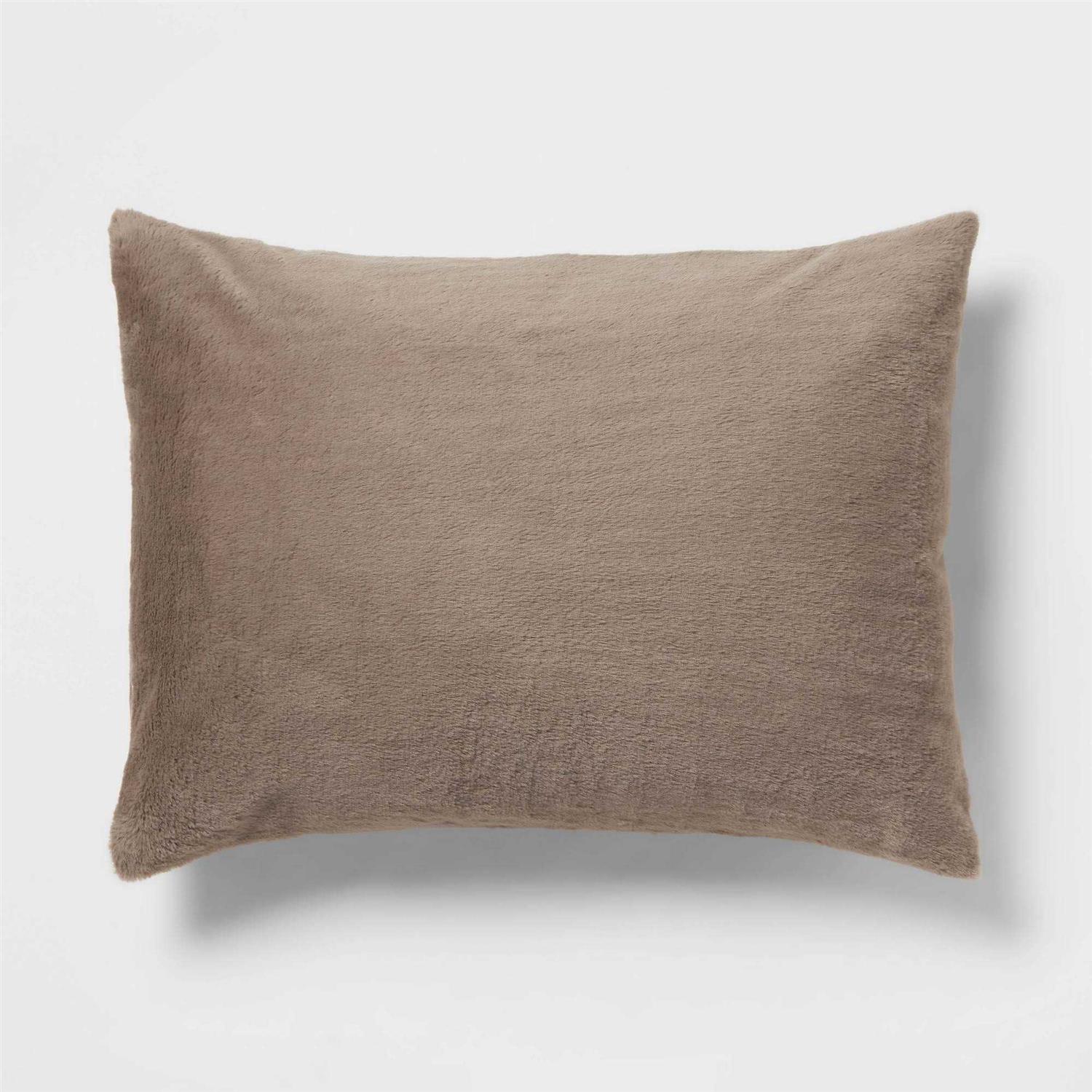 Threshold 3pc Luxe Faux Fur Comforter and Sham Set - Image 2